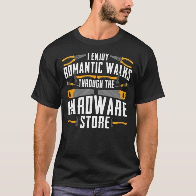 Camiseta Disfruto De Caminatas Románticas A Través De La Ti (Anverso)
