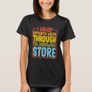 Camiseta Disfruto De Caminatas Románticas A Través De La Ti