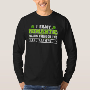 Camiseta Disfruto De Caminatas Románticas A Través De La Ti