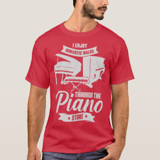 Camiseta Disfruto De Caminatas Románticas A Través De La Ti