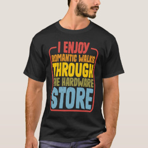 Camiseta Disfruto De Caminatas Románticas A Través De La Ti