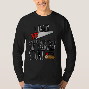 Camiseta Disfruto De Caminatas Románticas A Través De La Ti