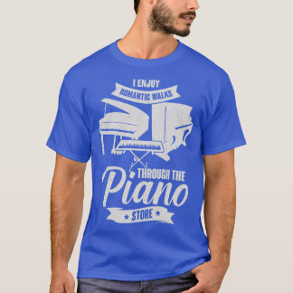 Camiseta Disfruto De Caminatas Románticas A Través De La Ti