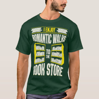 Camiseta Disfruto De Caminatas Romc A La Tienda De Libros