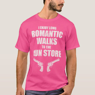 Camiseta Disfruto De Largas Caminatas Románticas A La Tiend