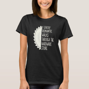 Camiseta Disfruto De Largas Caminatas Románticas A Través D