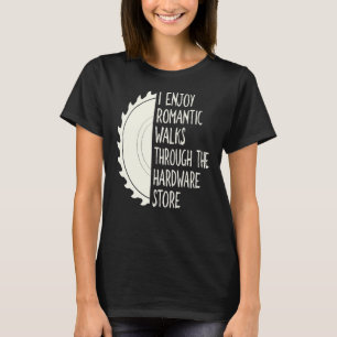 Camiseta Disfruto De Largas Caminatas Románticas A Través D