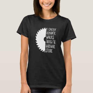 Camiseta Disfruto De Largas Caminatas Románticas A Través D