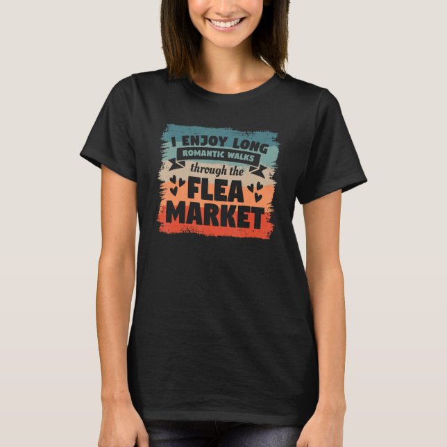 Camiseta Disfruto De Largas Caminatas Románticas A Través D (Anverso)