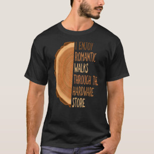 Camiseta Disfruto De Largas Caminatas Románticas A Través D