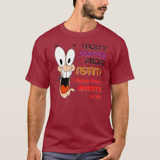 Camiseta DISFRUTO de oscuridad de la LOCURA (v2)
