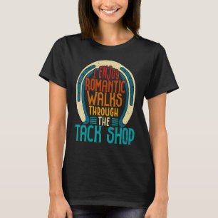 Camiseta Disfruto de paseos románticos a través del caballo