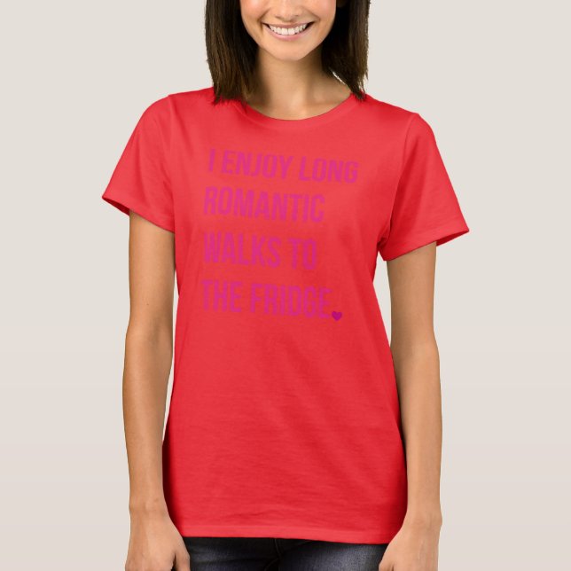 CAMISETA DISFRUTO DE PASEOS ROMÁNTICOS LARGOS AL (Anverso)