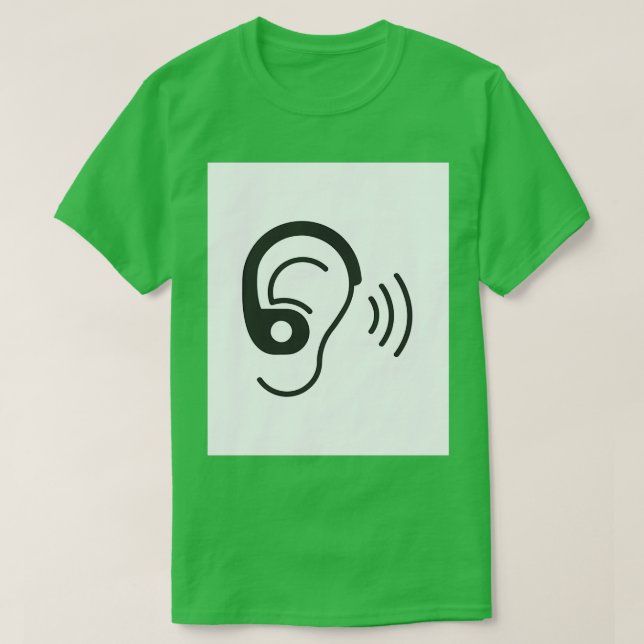 Camiseta Disfunción auditiva 2 (Diseño del anverso)