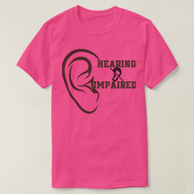 Camiseta Disfunción auditiva 52 (Diseño del anverso)