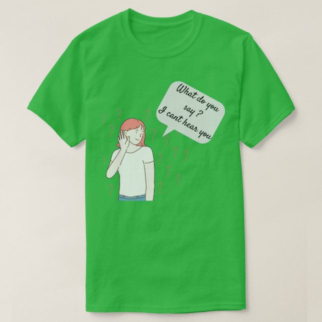 Camiseta Disfunción auditiva C 1 (Diseño del anverso)