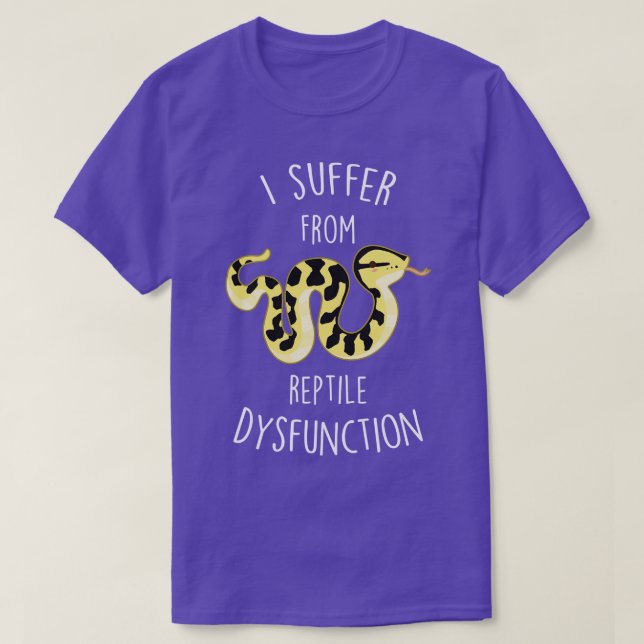 Camiseta Disfunción del reptil de la jungla en Python (Diseño del anverso)