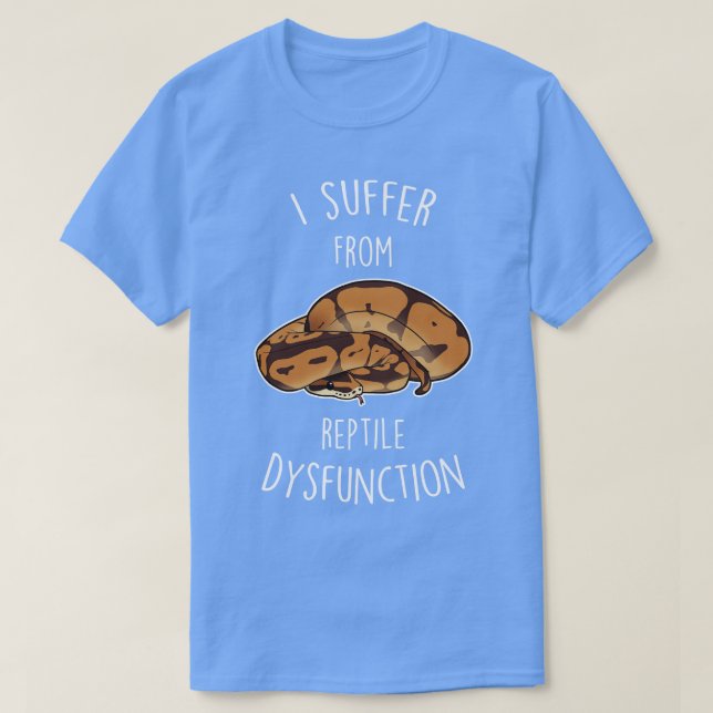 Camiseta Disfunción Del Reptil De Python De Ball (Diseño del anverso)