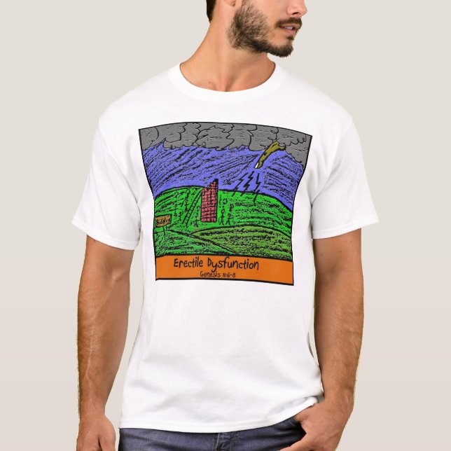 Camiseta Disfunción eréctil - frente (Anverso)