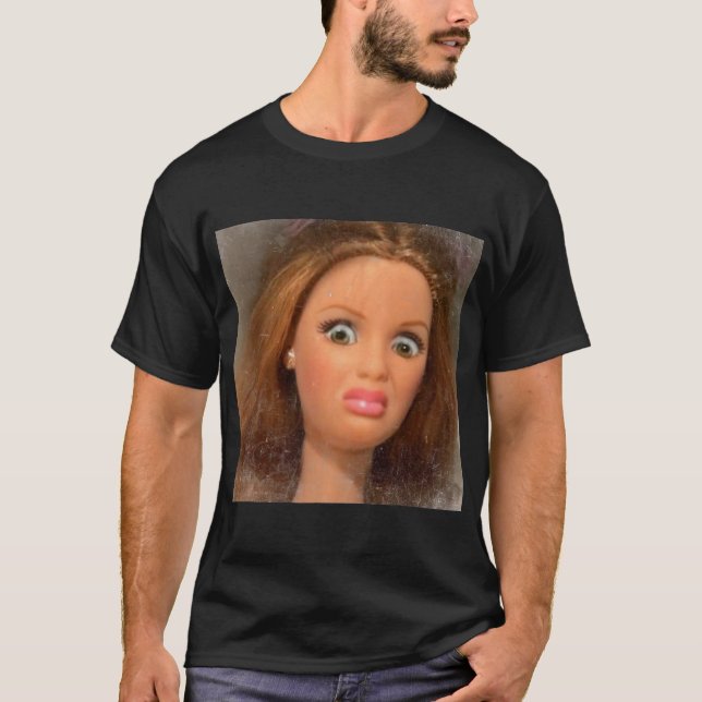 Camiseta Disgusting Doll Face Meme (Anverso)