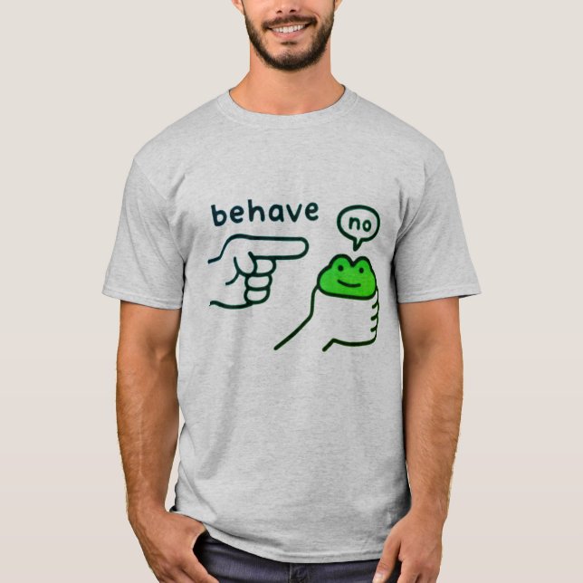 Camiseta Dishonest Frog Funny Frog Meme (Anverso)