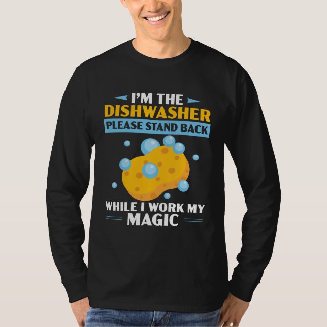 Camiseta Dishwashing Job Profession Restaurant Employee Dis (Anverso)