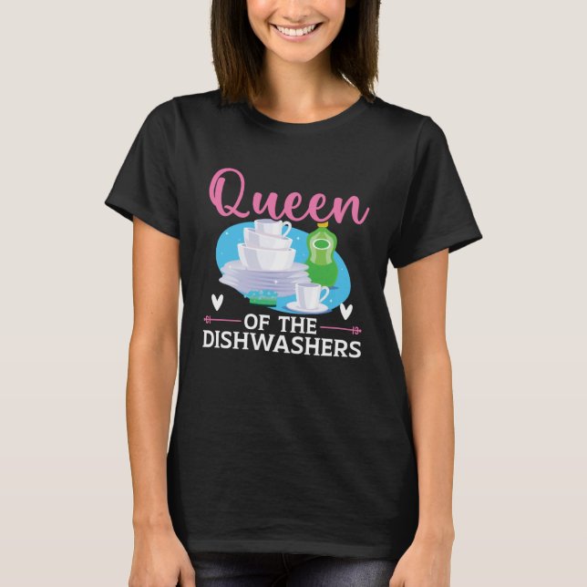 Camiseta Dishwashing Job Profession Restaurant Employee Dis (Anverso)