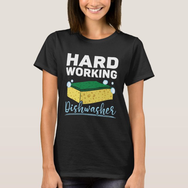 Camiseta Dishwashing Job Profession Restaurant Employee Dis (Anverso)