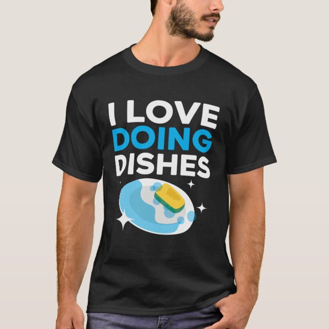 Camiseta Dishwashing Job Profession Restaurant Employee Dis (Anverso)