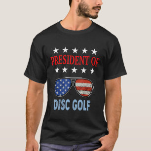 Camiseta Disk Golf Accessories Usa Flag Disc Golf Sing