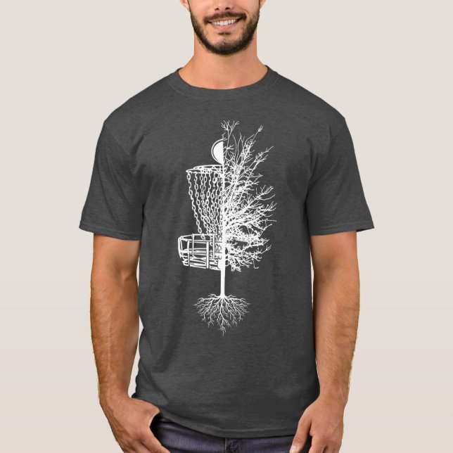 Camiseta Disk Golf Basket Tree Frisbee Golf Premium (Anverso)