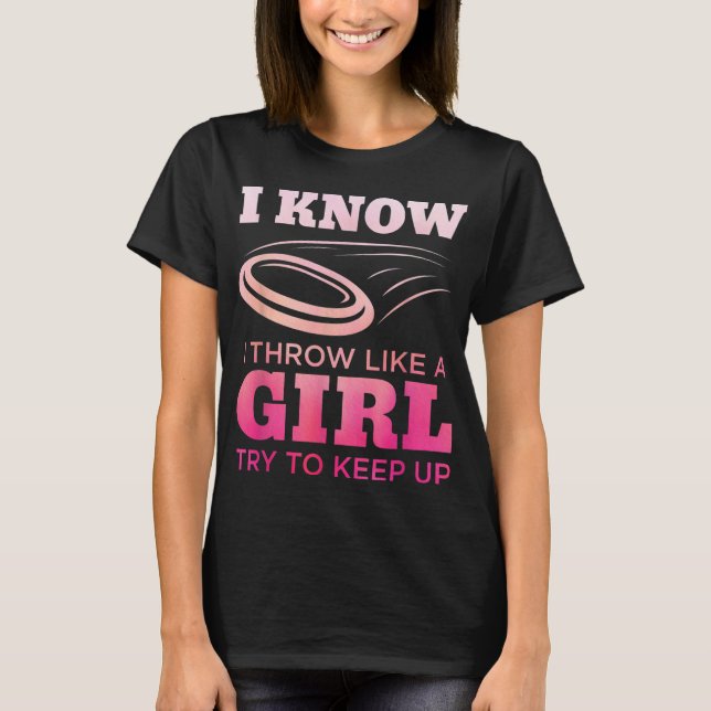 Camiseta Disk Golf Chica Funny Disk Golfing Lover Player Gi (Anverso)