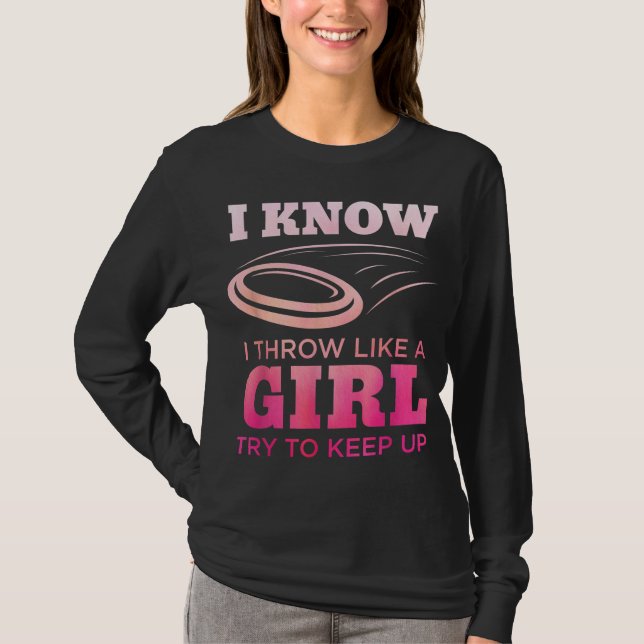 Camiseta Disk Golf Chica Funny Disk Golfing Lover Player Gi (Anverso)