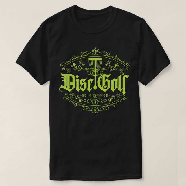 Camiseta Disk Golf Classic Green (Diseño del anverso)