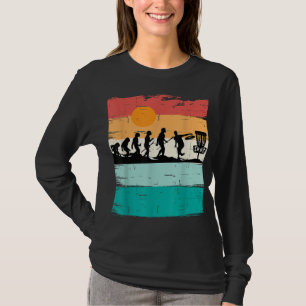 Camiseta Disk Golf Evolution Disc Golf Player Flying Disk G