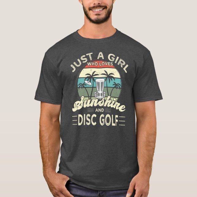 Camiseta Disk Golf Frisbee Golf Sunshine and Disk Golf (Anverso)
