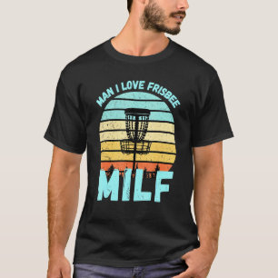 Camiseta Disk Golf Man I Love Frisbee Retro Disc Golf