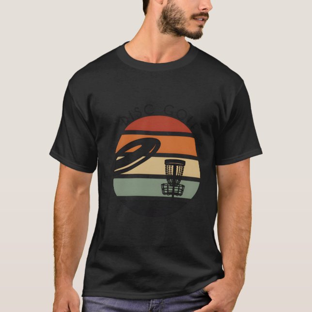 Camiseta Disk Golf Motif Para Los Jugadores De Golf De Disc (Anverso)