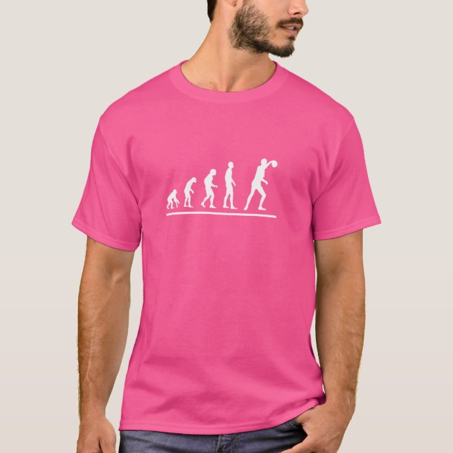 Camiseta Disk Golf Player Evolution Funny Disk Golf (Anverso)