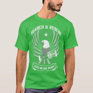 Camiseta Disk Golf Search amp Rescue Funny American Flag Ea