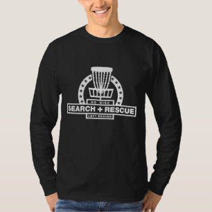 Camiseta Disk Golf Search and Rescue Disk Golf Gift Funny D