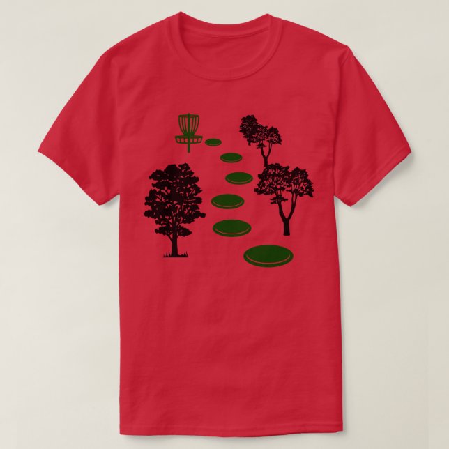 Camiseta Disk Golf Wood (Diseño del anverso)