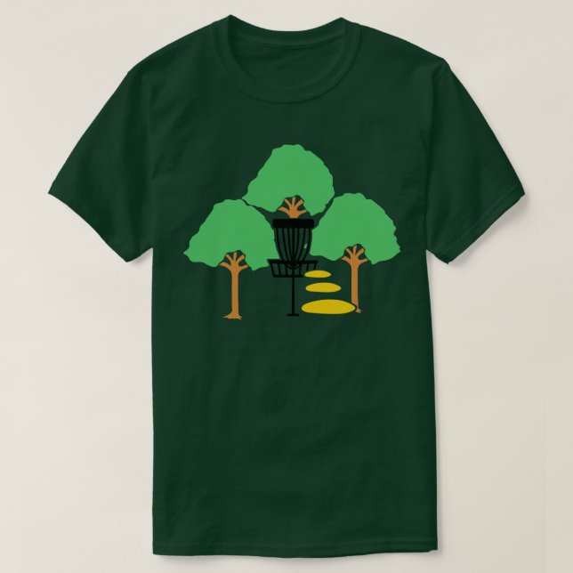 Camiseta Disk Golf Wood 1 (Diseño del anverso)