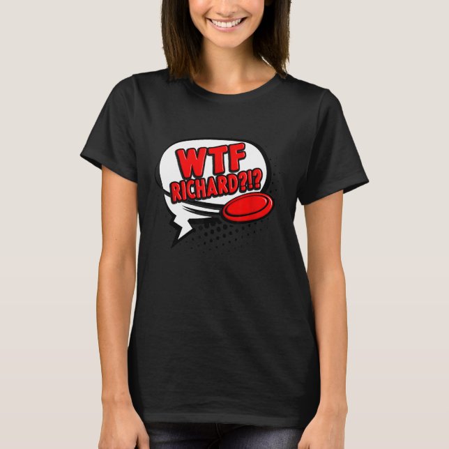 Camiseta Disk    GolfWtf Richard (Anverso)