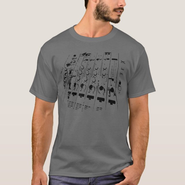 Camiseta Disk Jockey Turntable Trance Music EDM (Anverso)