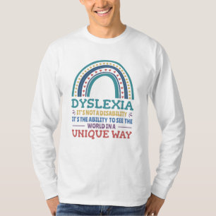 Camiseta Dislexia Conciencia Disléxica