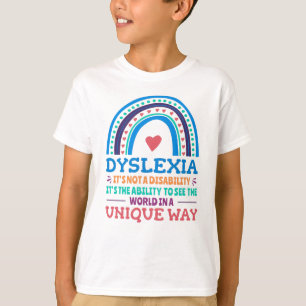 Camiseta Dislexia Conciencia Disléxica