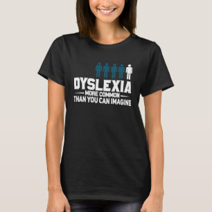 Camiseta Dislexia divertida Conciencia Lectura Discapacidad