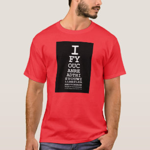 Camiseta Dislexia divertida, ofensiva