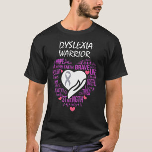 Camiseta Dislexia Guerrero del Corazón Cinta Gris Concienci